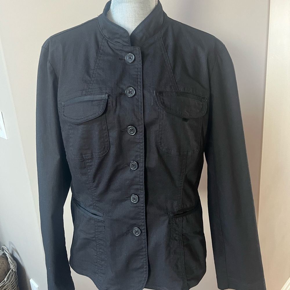 Cleo Black Utility Jacket for Women